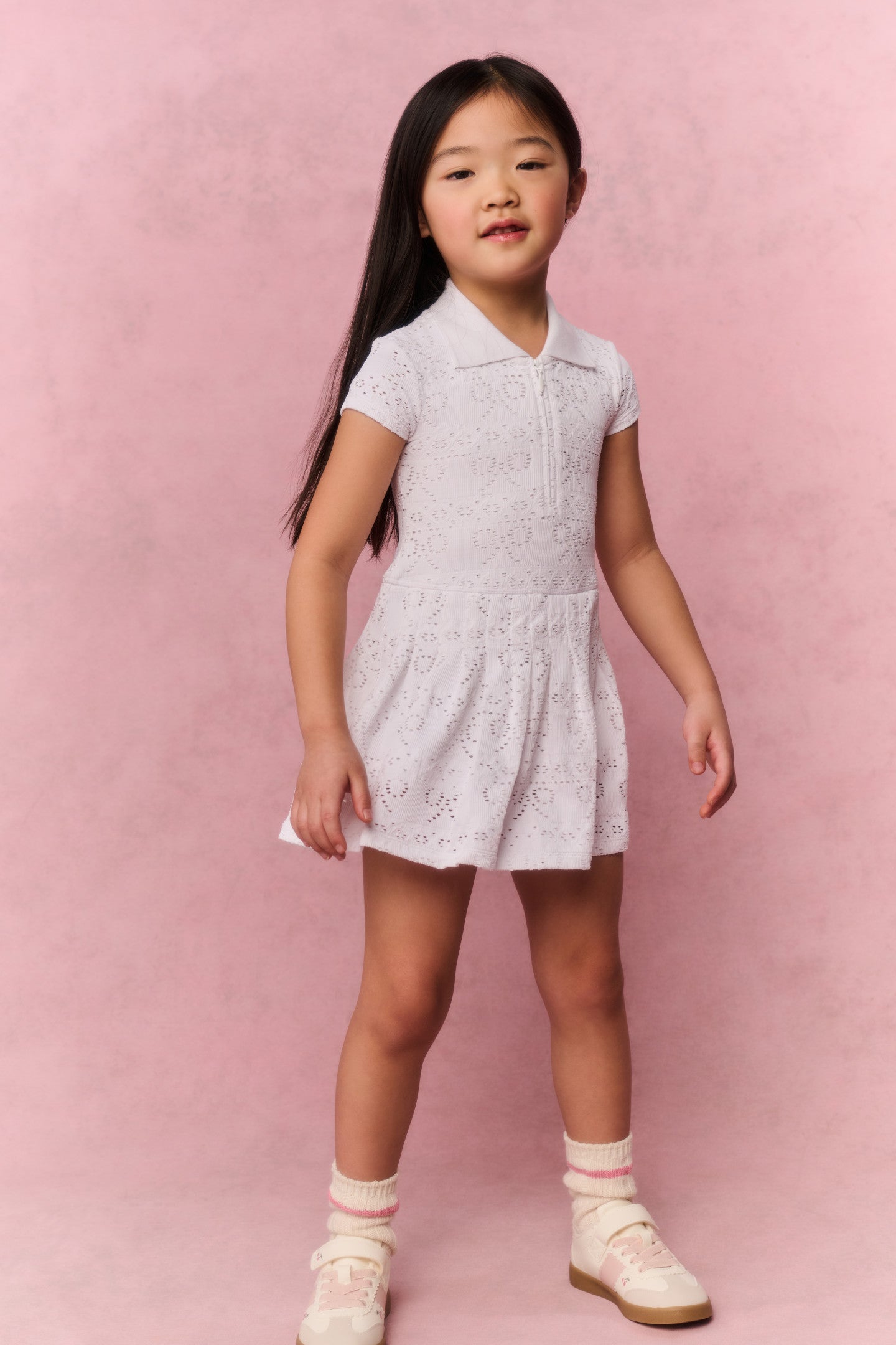 Little Girls Courtley Eyelet Active Dress