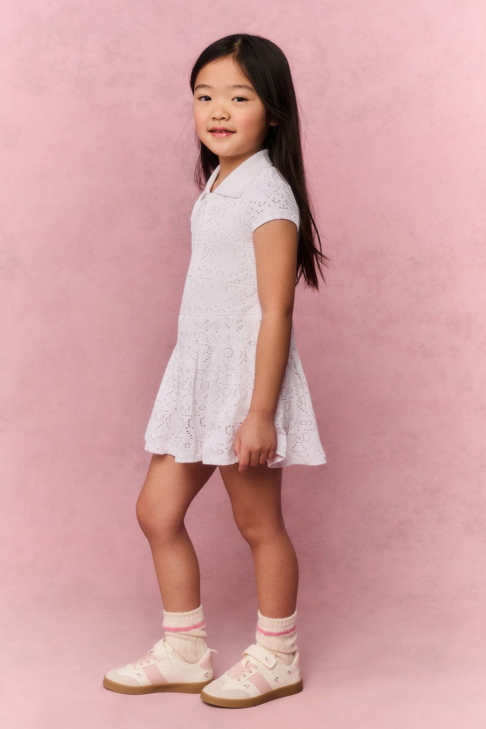 Little Girls Courtley Eyelet Active Dress