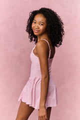 Tween Gingham Kishori Active Dress