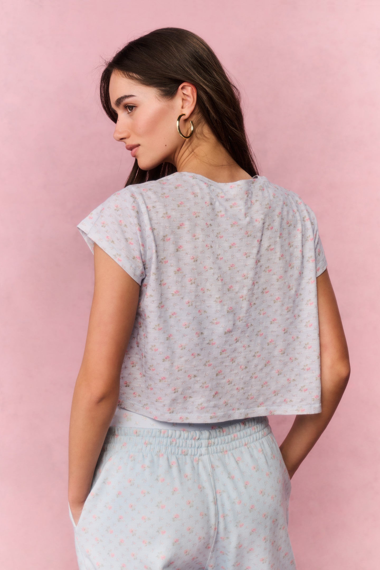 Rubin Cropped Cotton Tee