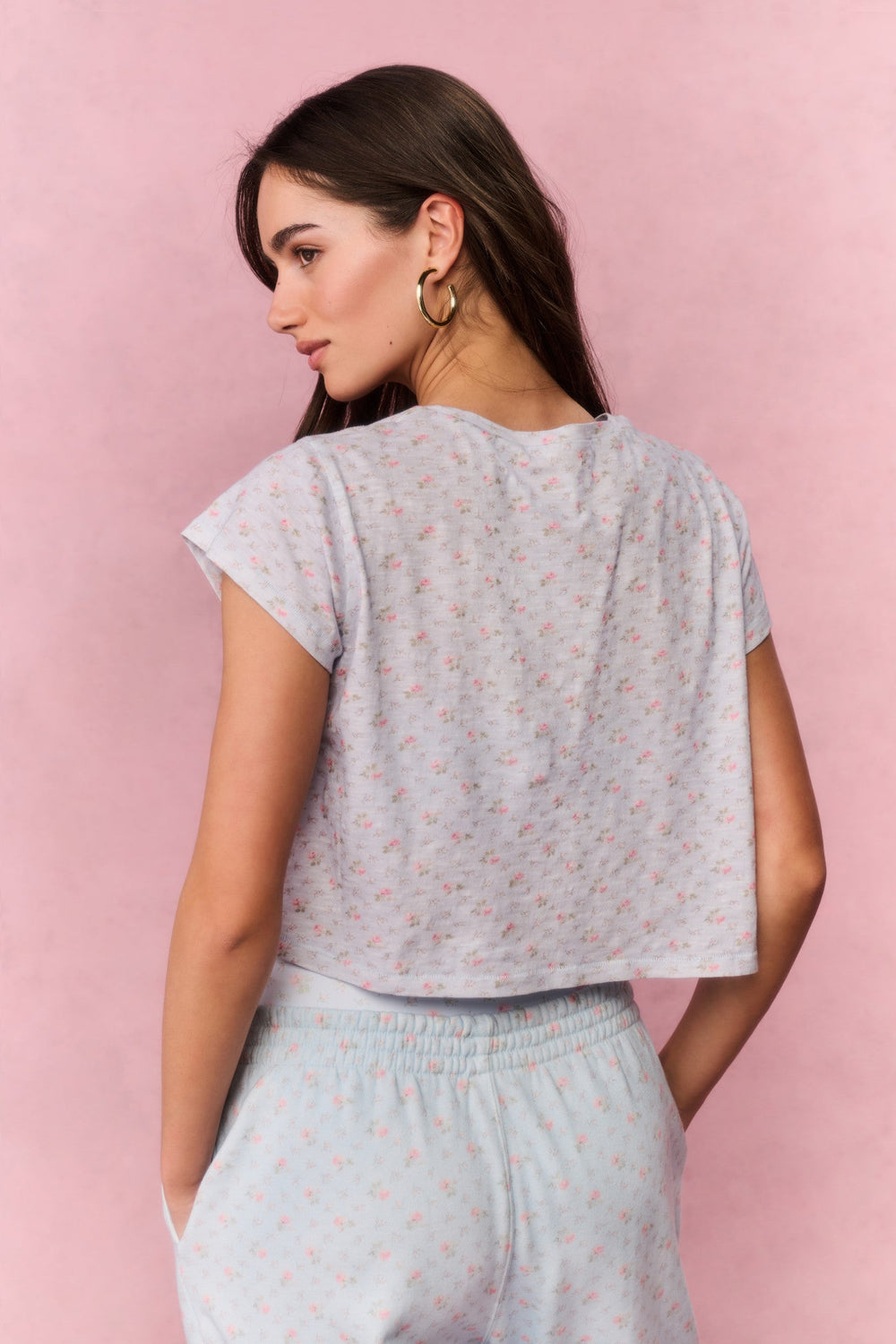 Rubin Cropped Cotton Tee