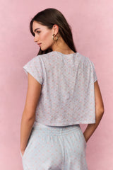 Rubin Cropped Cotton Tee