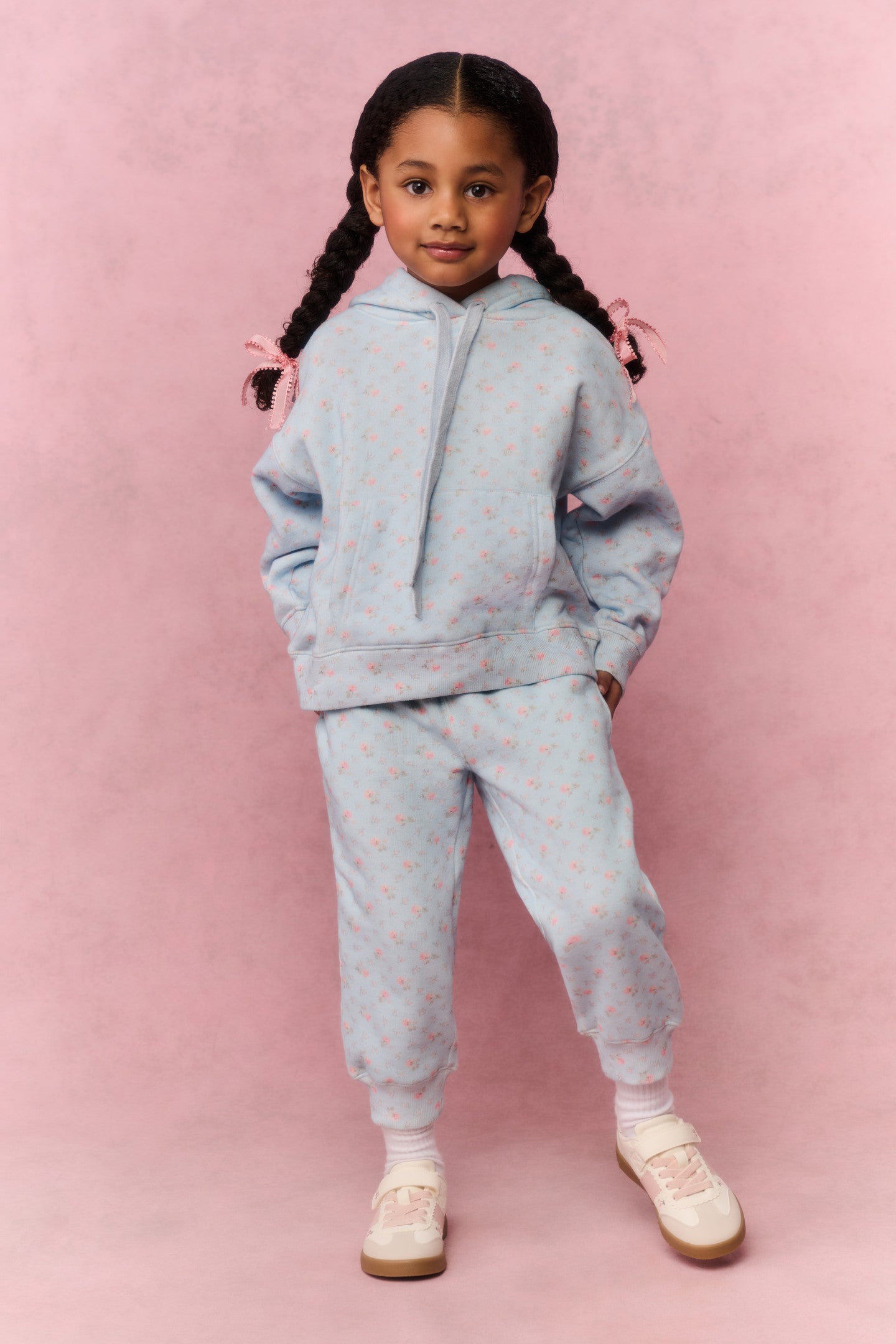 Little Girls Floral Zena Sweatpant