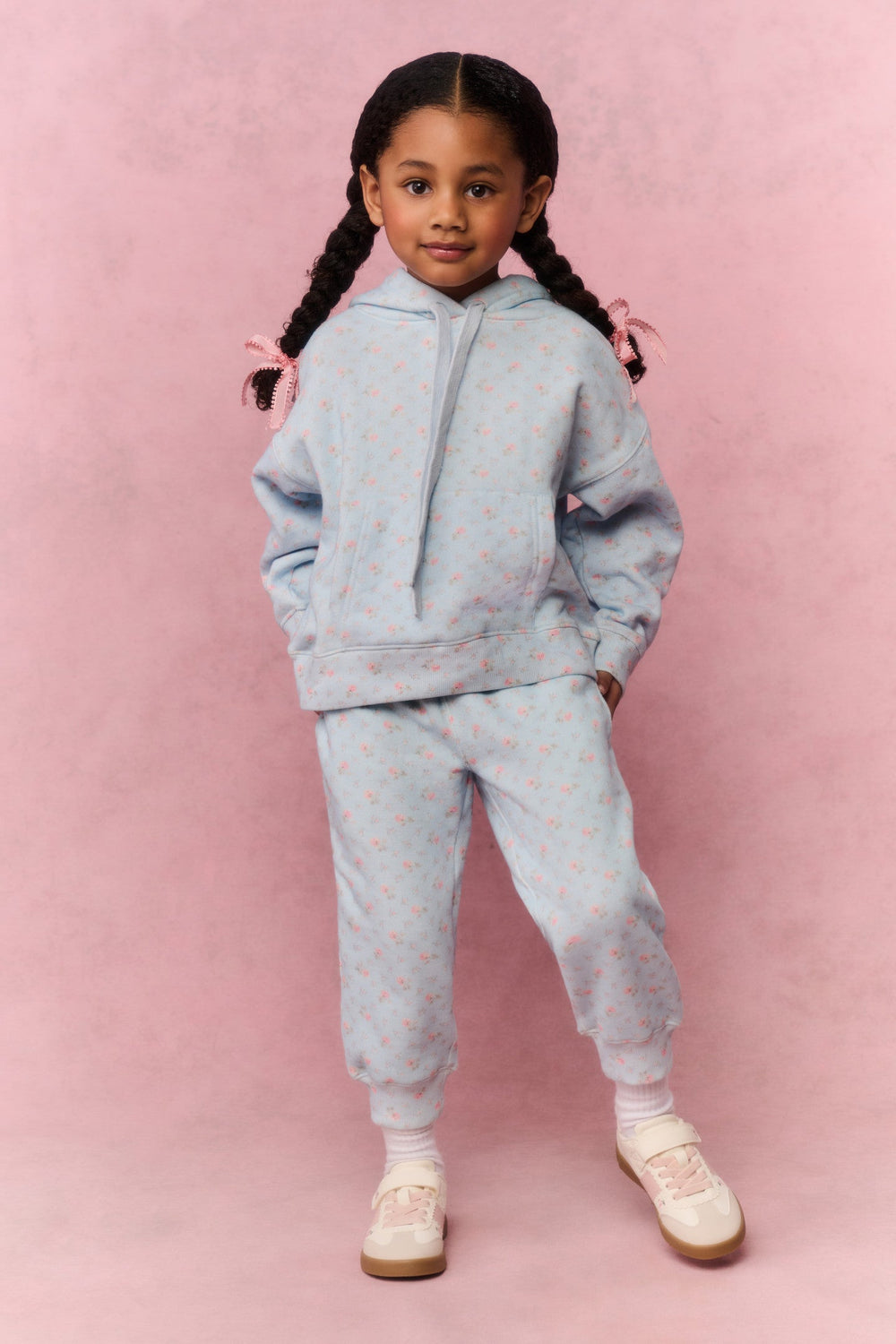 Little Girls Floral Zena Sweatpant
