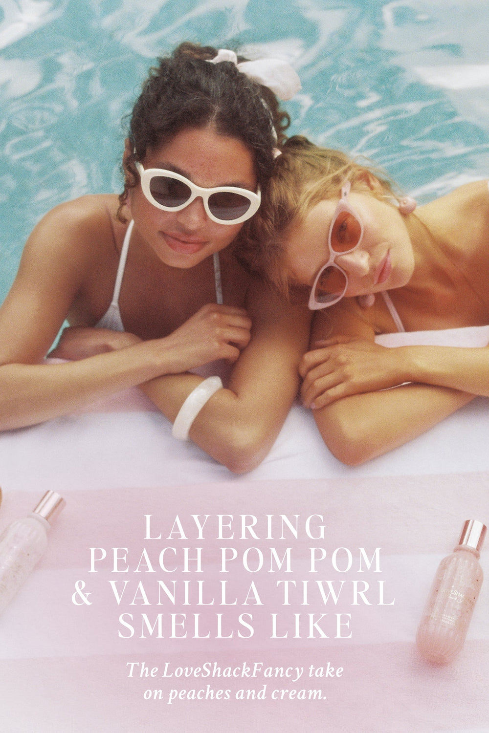 Peach Pom Pom Hair & Body Perfume Mist with Candied Peach and Crystallized Sugar