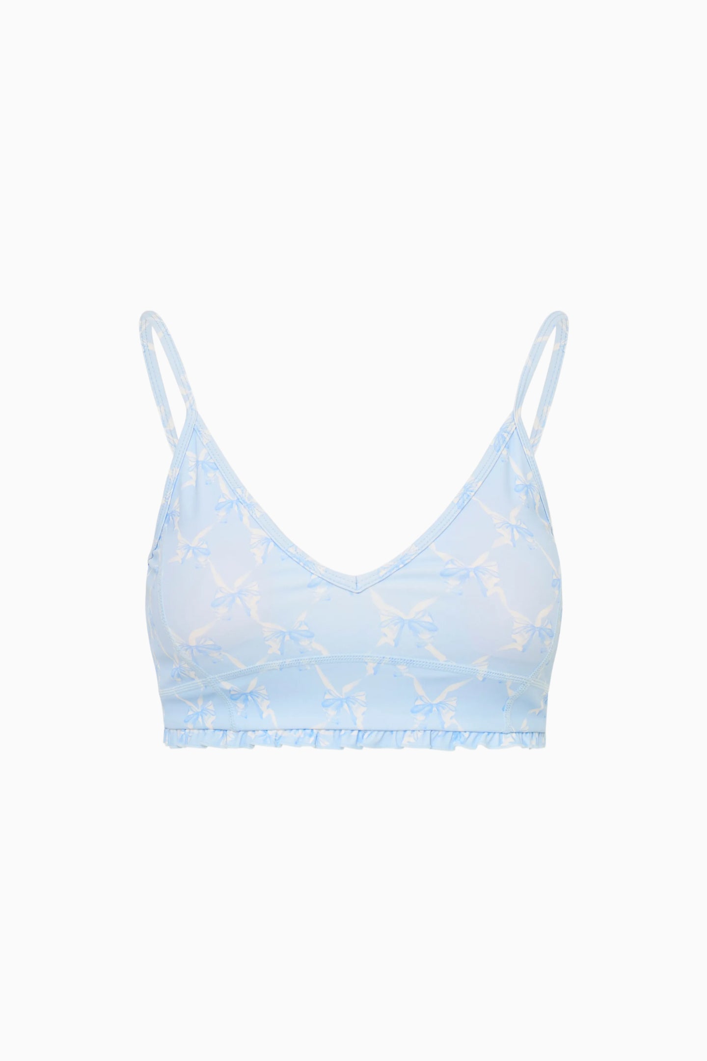 Erza Bow Print Active Bra