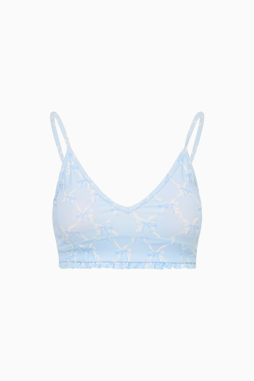 Erza Bow Print Active Bra