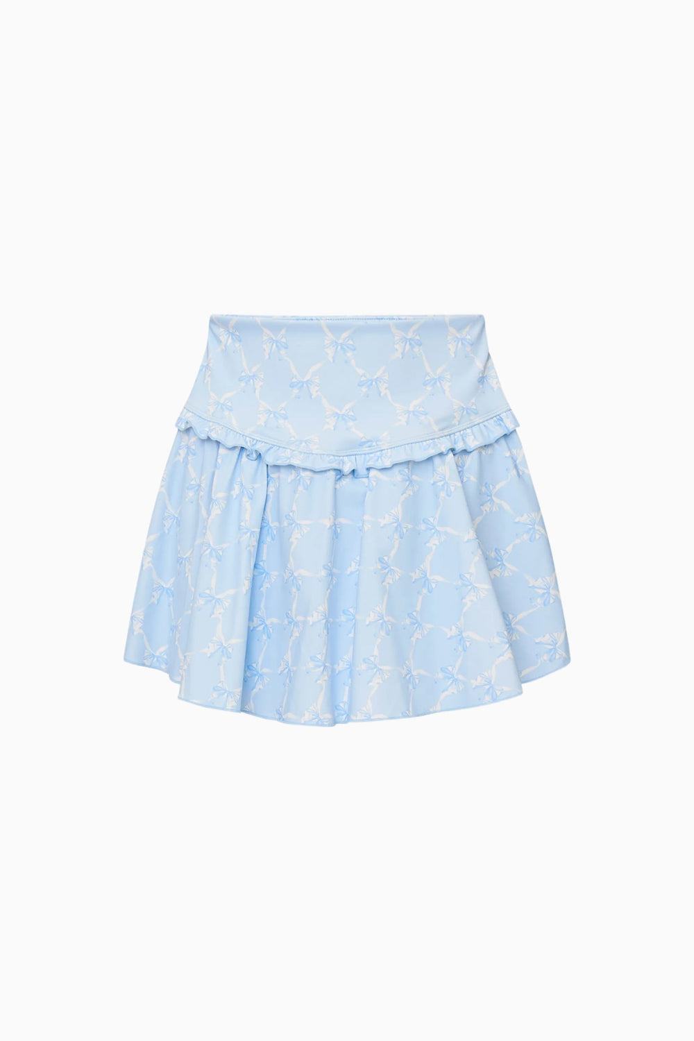 Vanina Bow Print Mini Active Skort