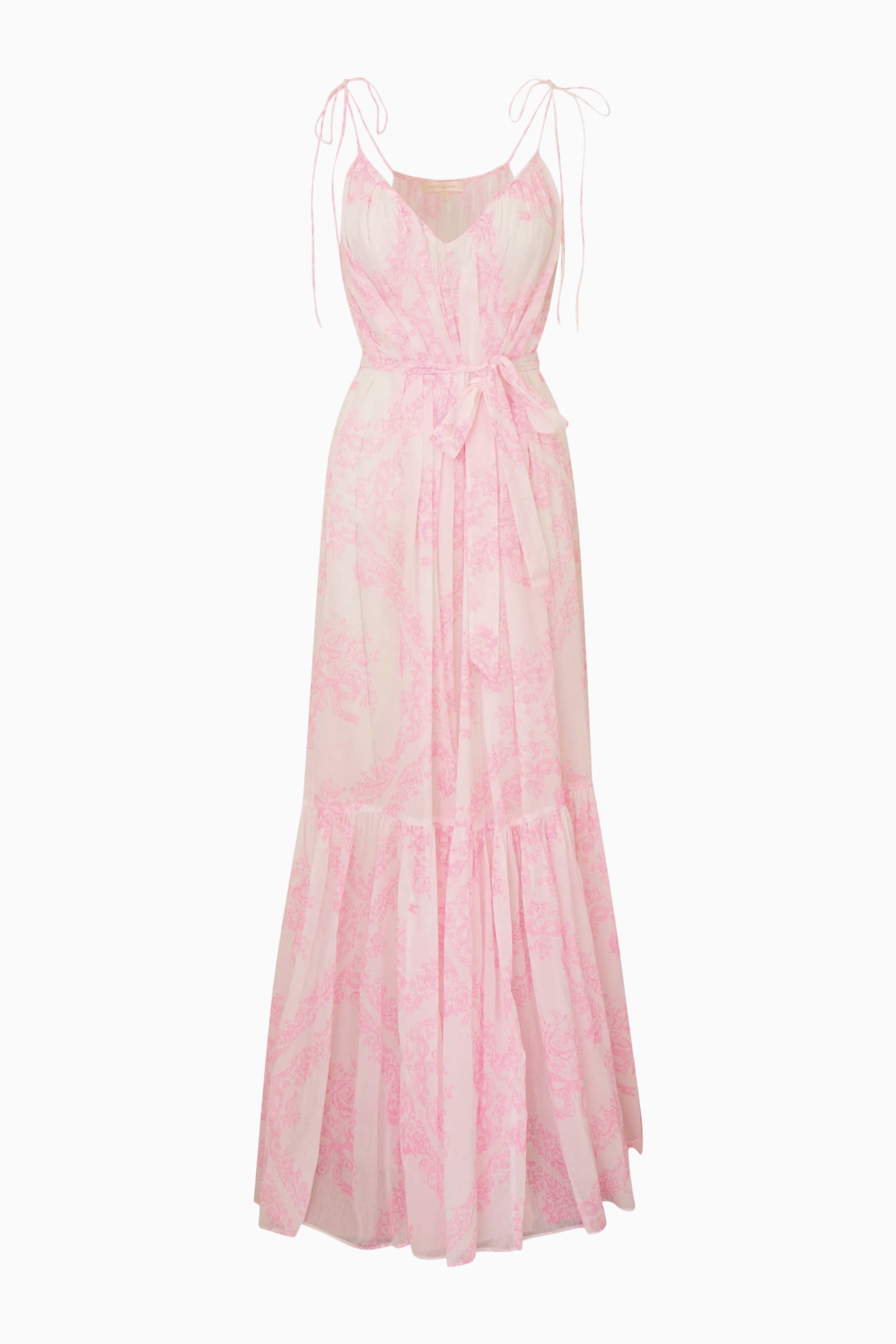 Hale Cotton Toile Print Cover-Up Dress