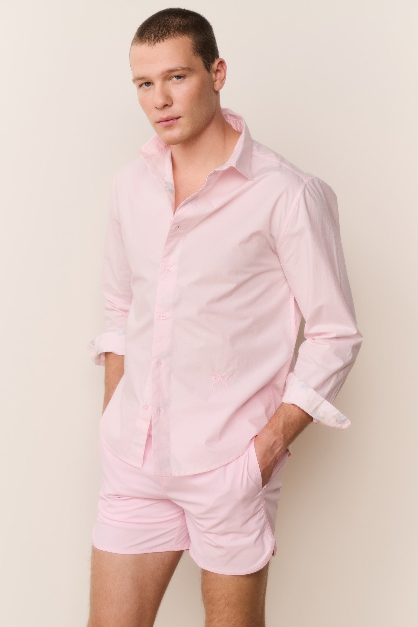 Hudley Pink Unisex Shirt