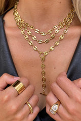 Jennifer Miller Anchor Chain Necklace