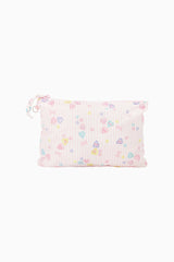 LoveShackFancy x Roller Rabbit Heart Stripe Bow Tote Bag