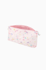 LoveShackFancy x Roller Rabbit Heart Stripe Bow Tote Bag