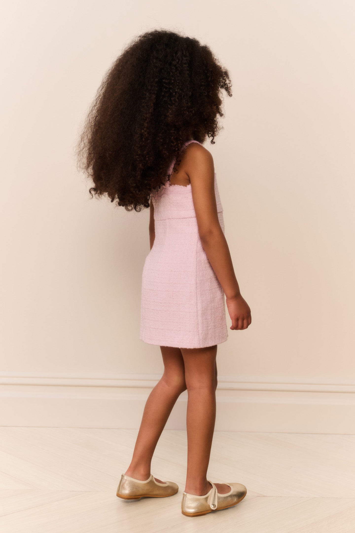 Little Girls Lace Tweed Willamina Dress