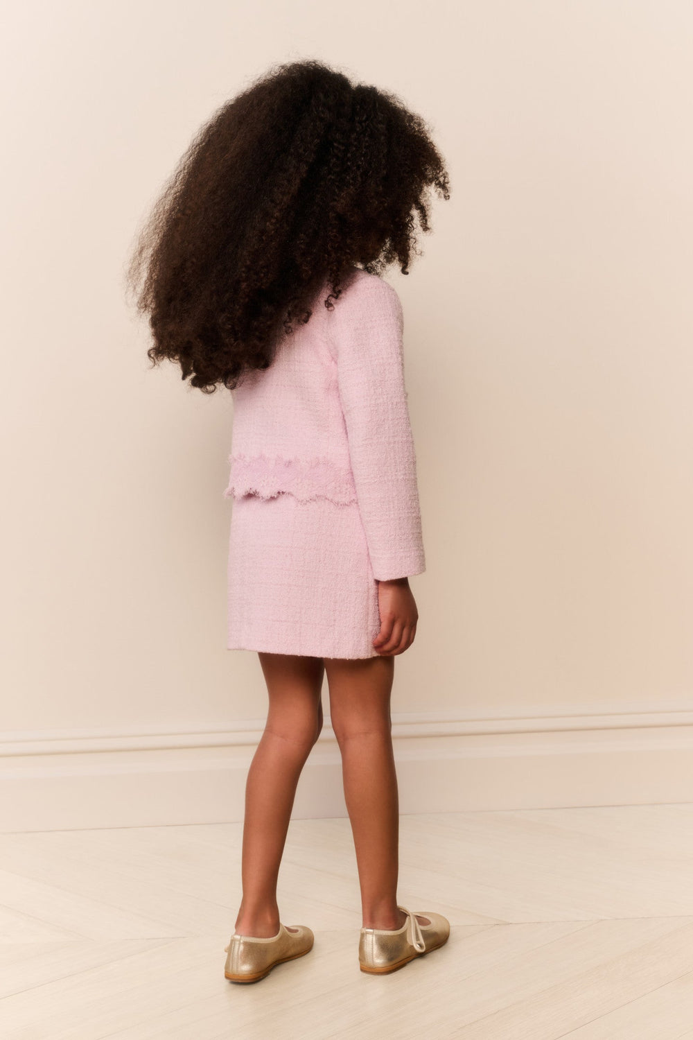 Little Girls Lace Tweed Erina Jacket