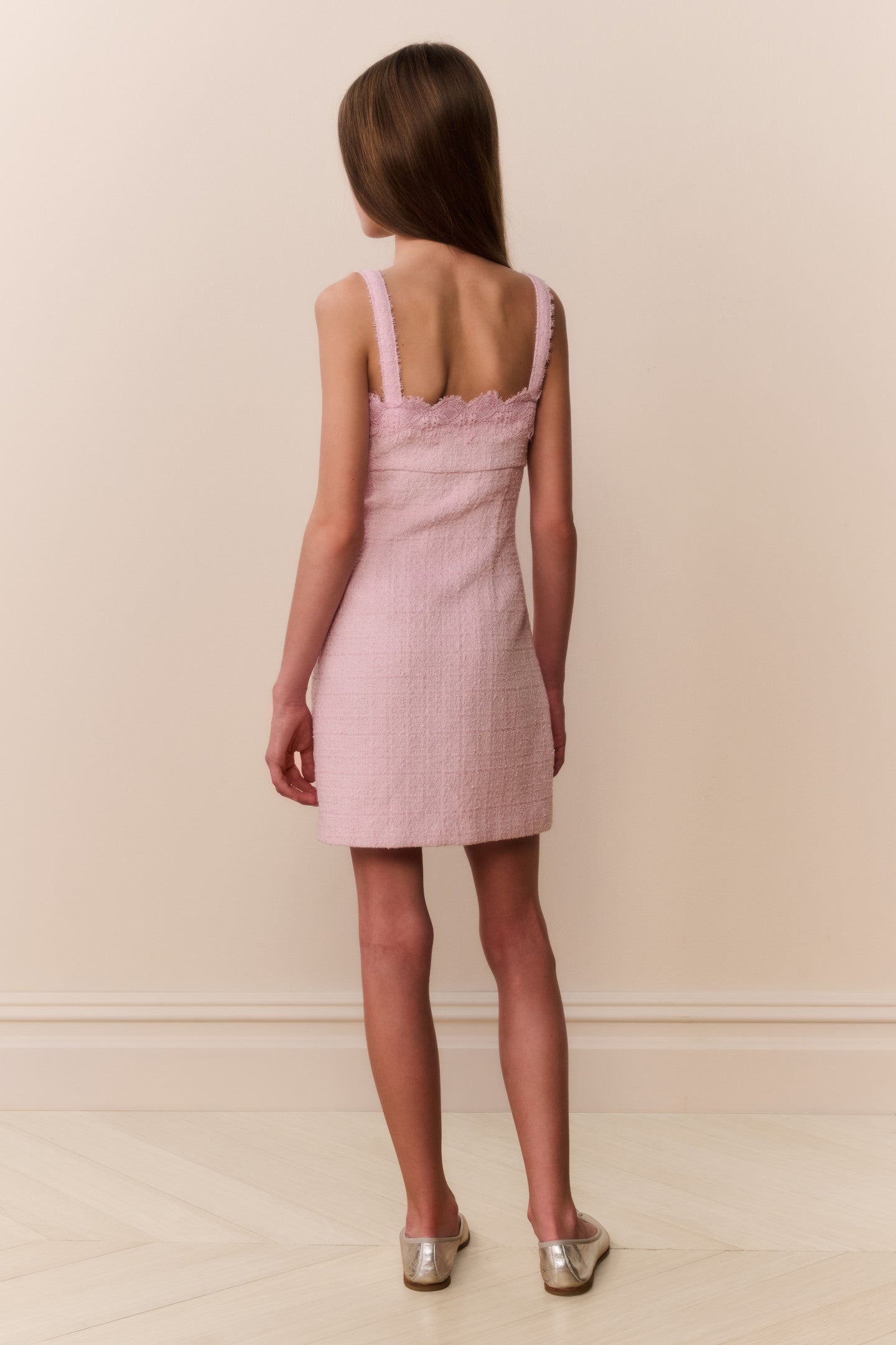 Tween Lace Tweed Willamina Dress