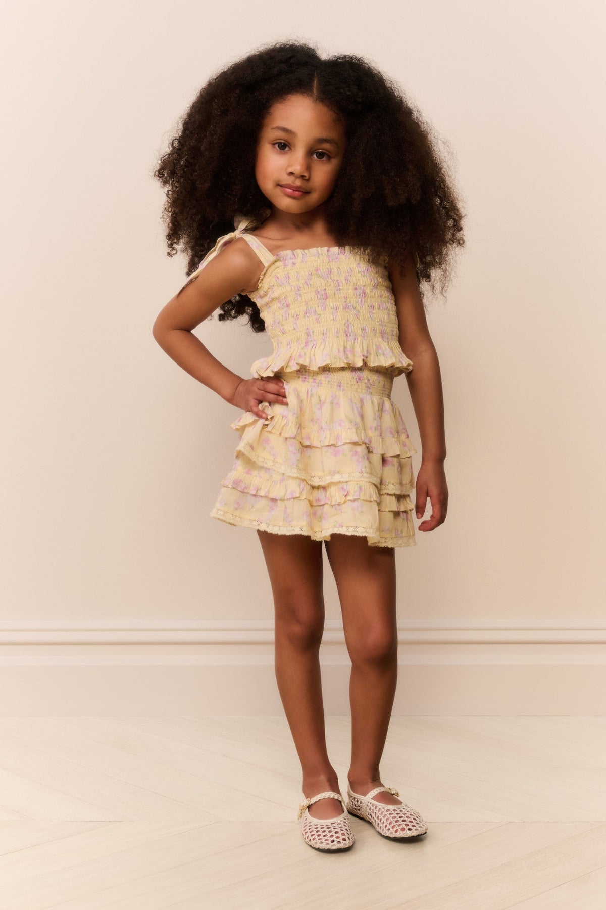 Little Girls Merrinelle Blooming Floral Top