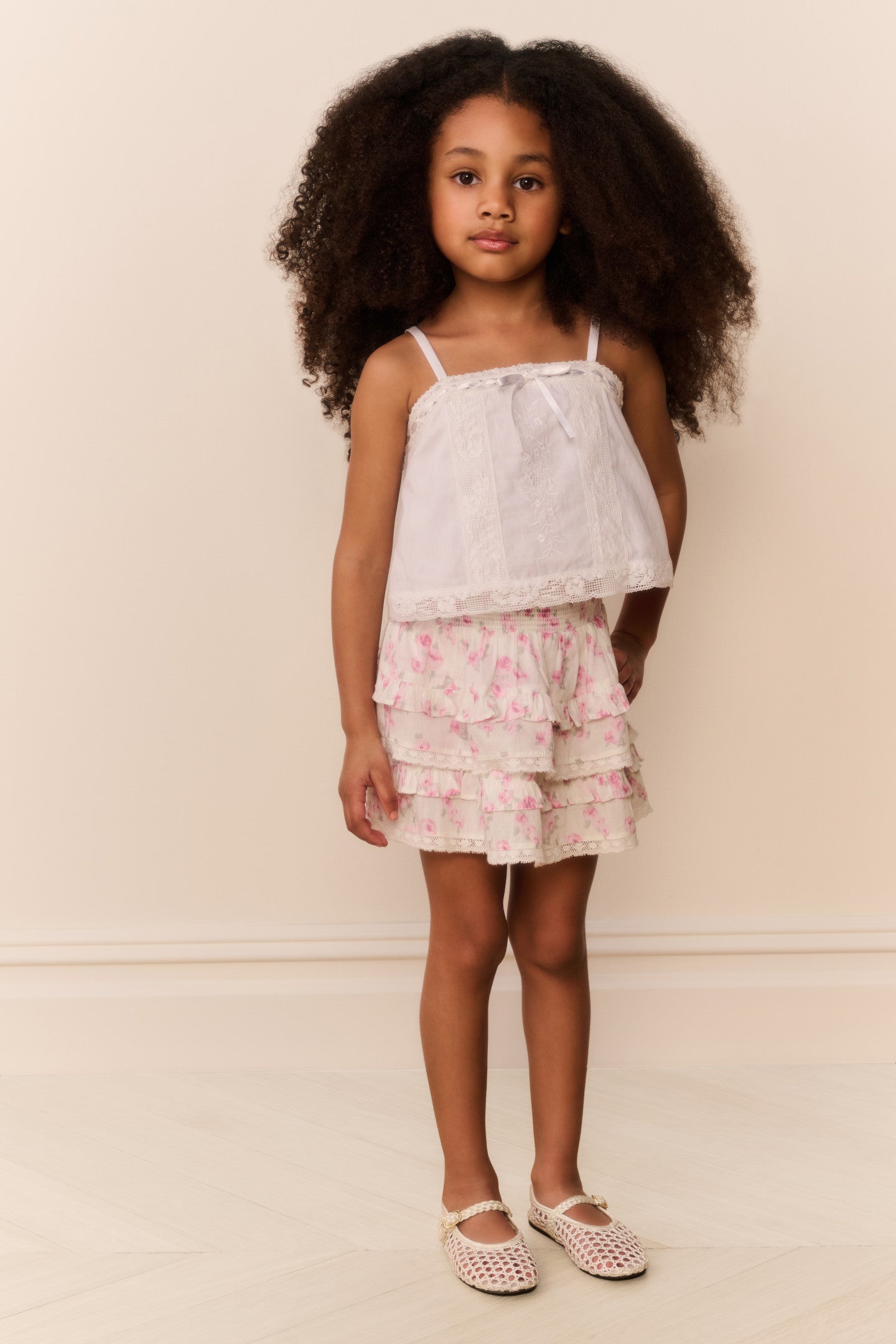 Little Girls Blooming Floral Billie Skirt