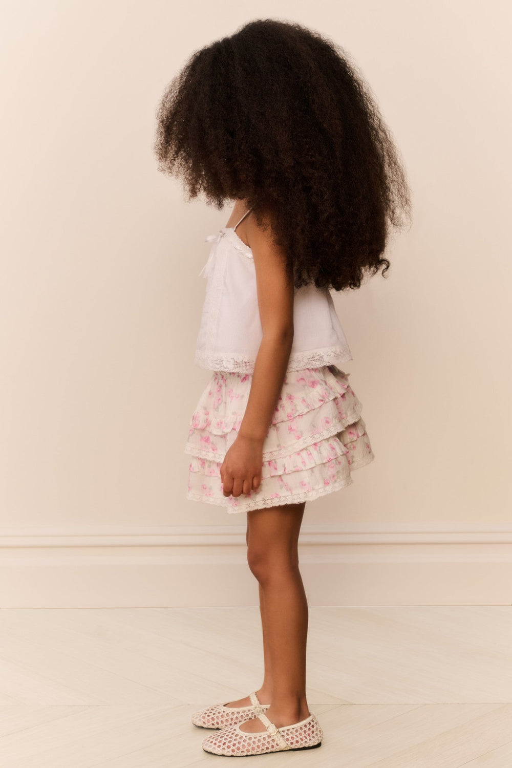 Little Girls Blooming Floral Billie Skirt