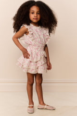 Little Girls Blooming Floral Decker Dress
