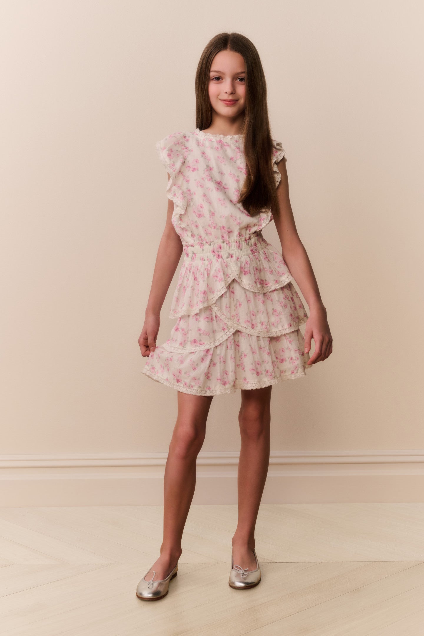 Tween Blooming Floral Decker Dress