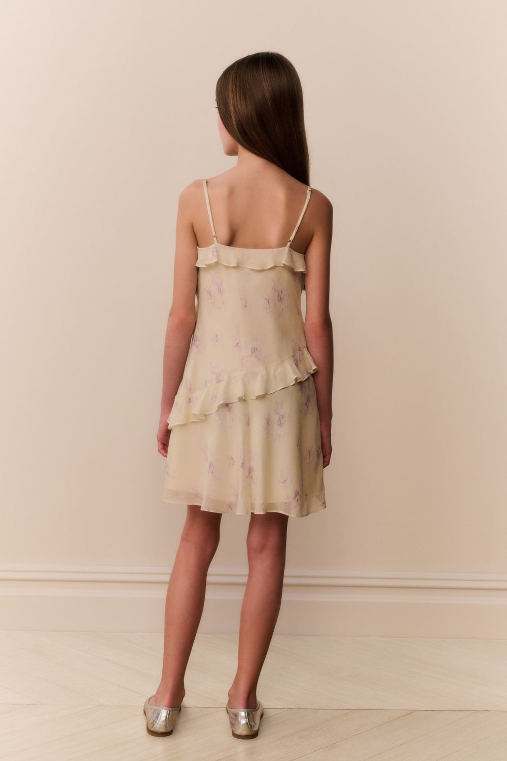 Tween Lomina Floral Chiffon Dress