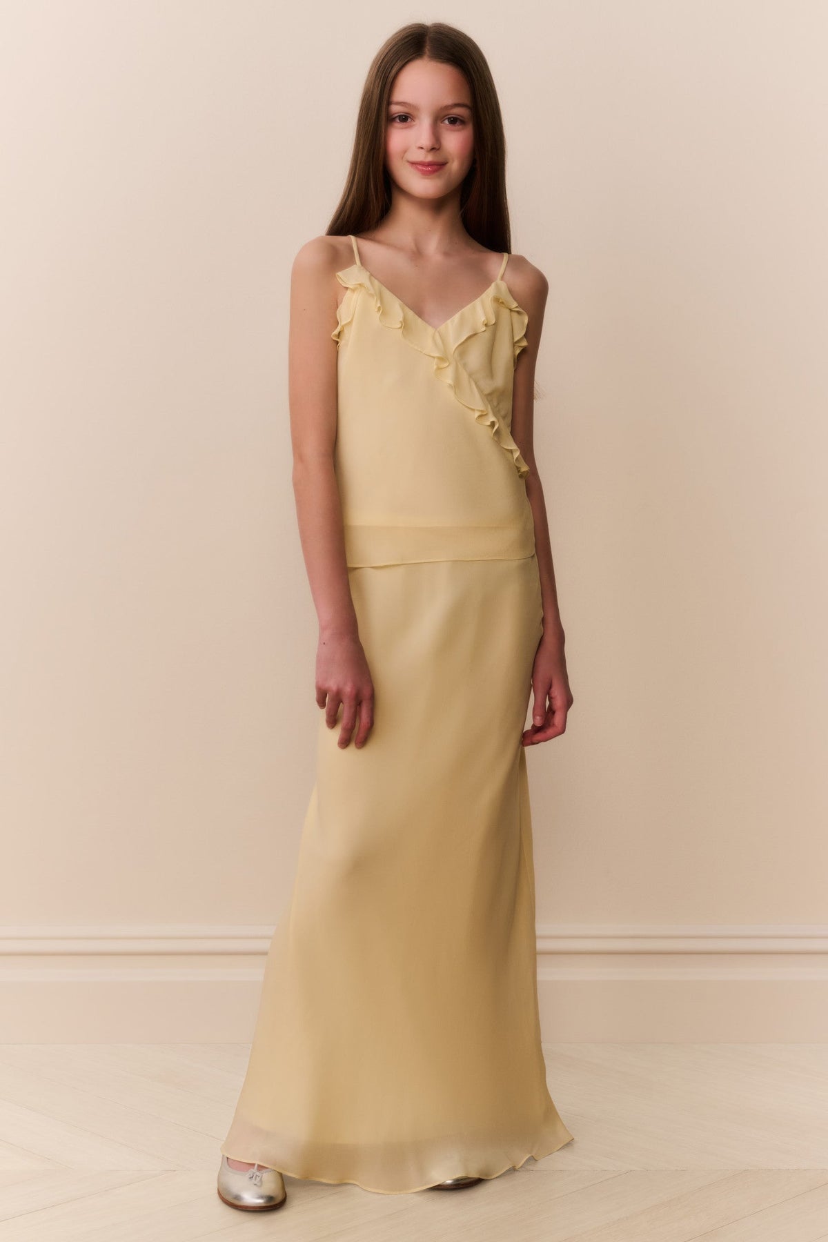Tween Thyme Chiffon Maxi Skirt