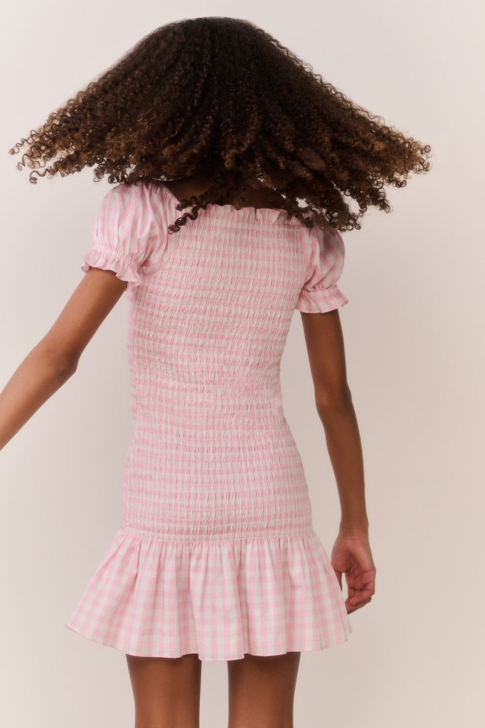 Tween Mosa Cotton Gingham Dress