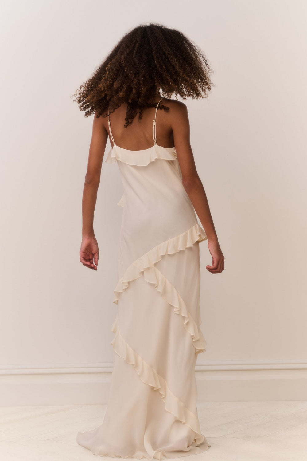 Tween Mini Rialto Cream Maxi Dress