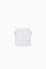 Little Girls Cotton Lace Quince Top