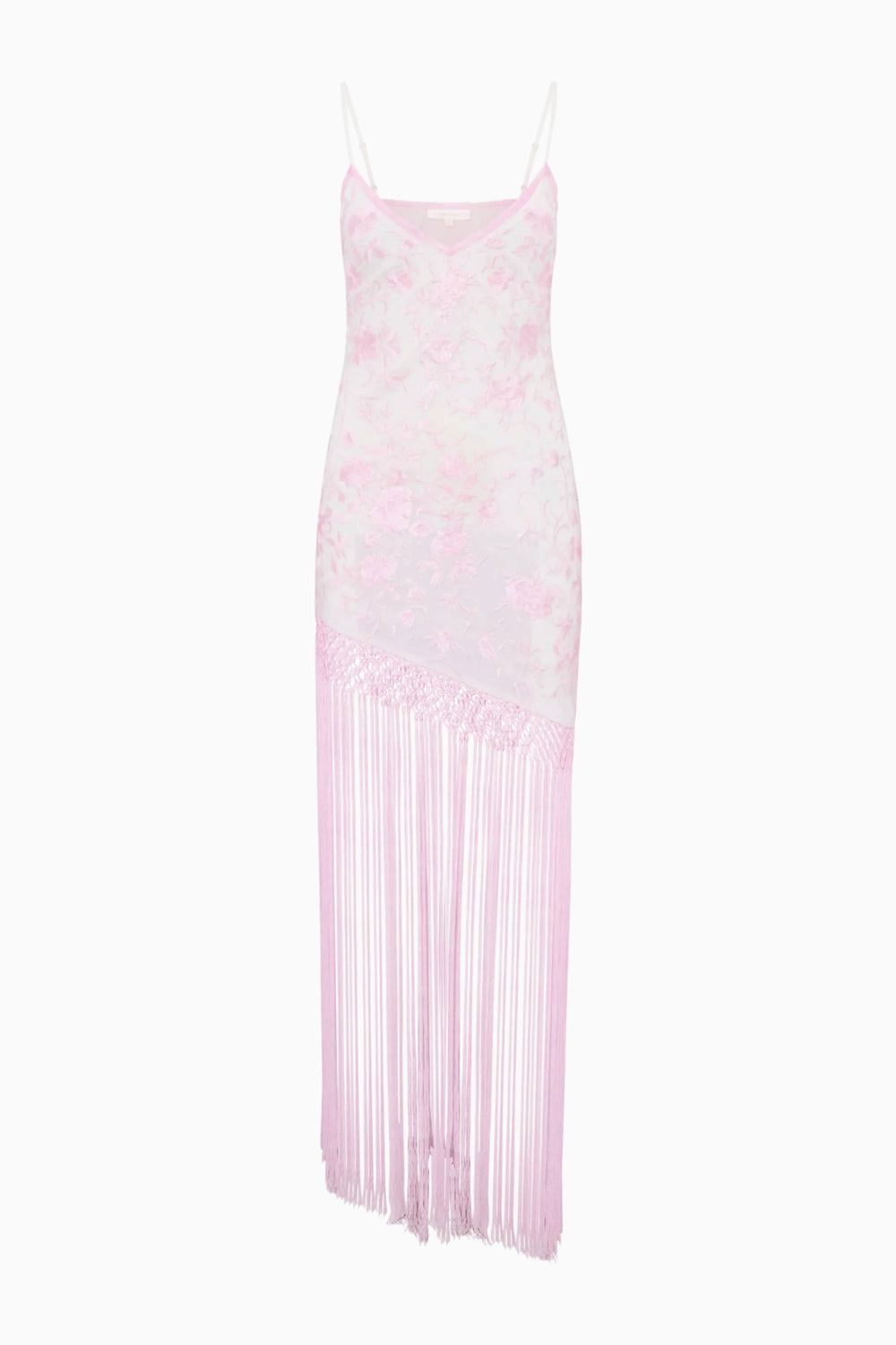 Evalette Floral Fringe Maxi Dress