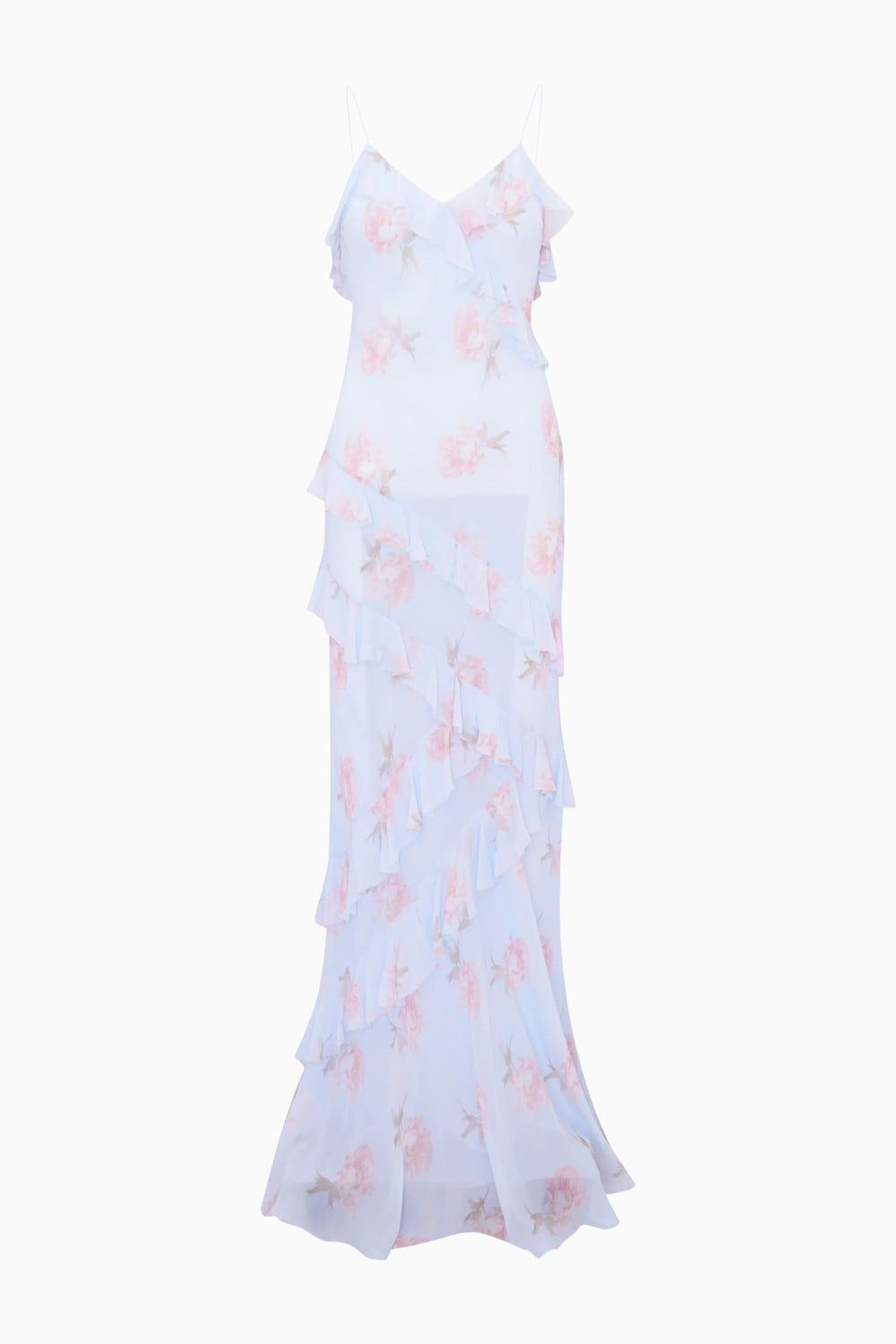 Rialto Floral Chiffon Maxi Dress