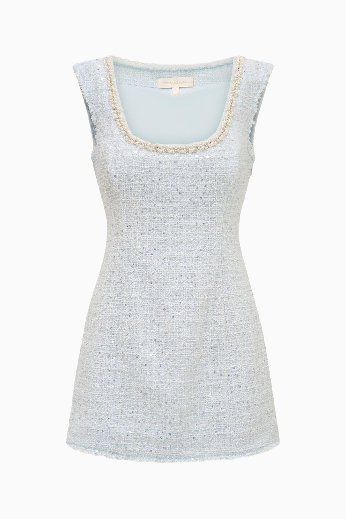 Adelaine Sequin Tweed Mini Dress