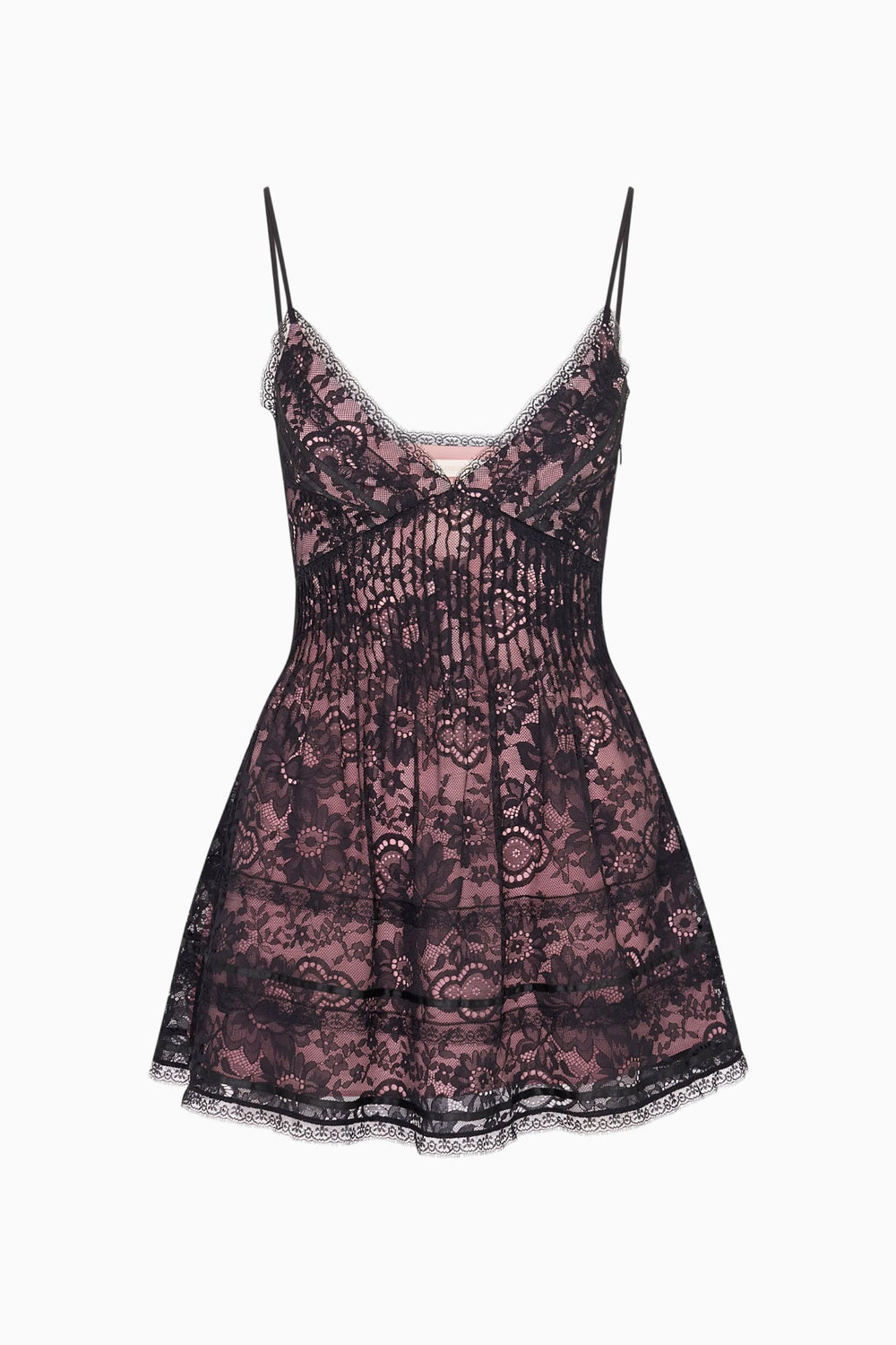 Levina Baroque Lace Mini Dress
