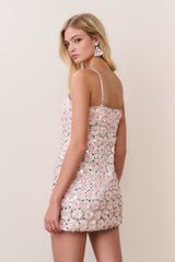 Katarina Floral Embellished Mini Dress