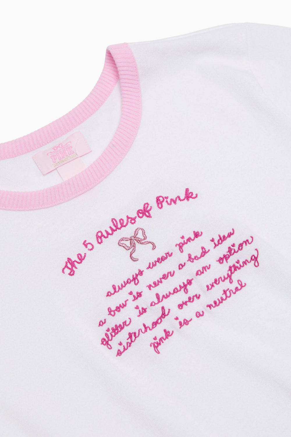 PINK x LoveShackFancy Cotton Baby Tee
