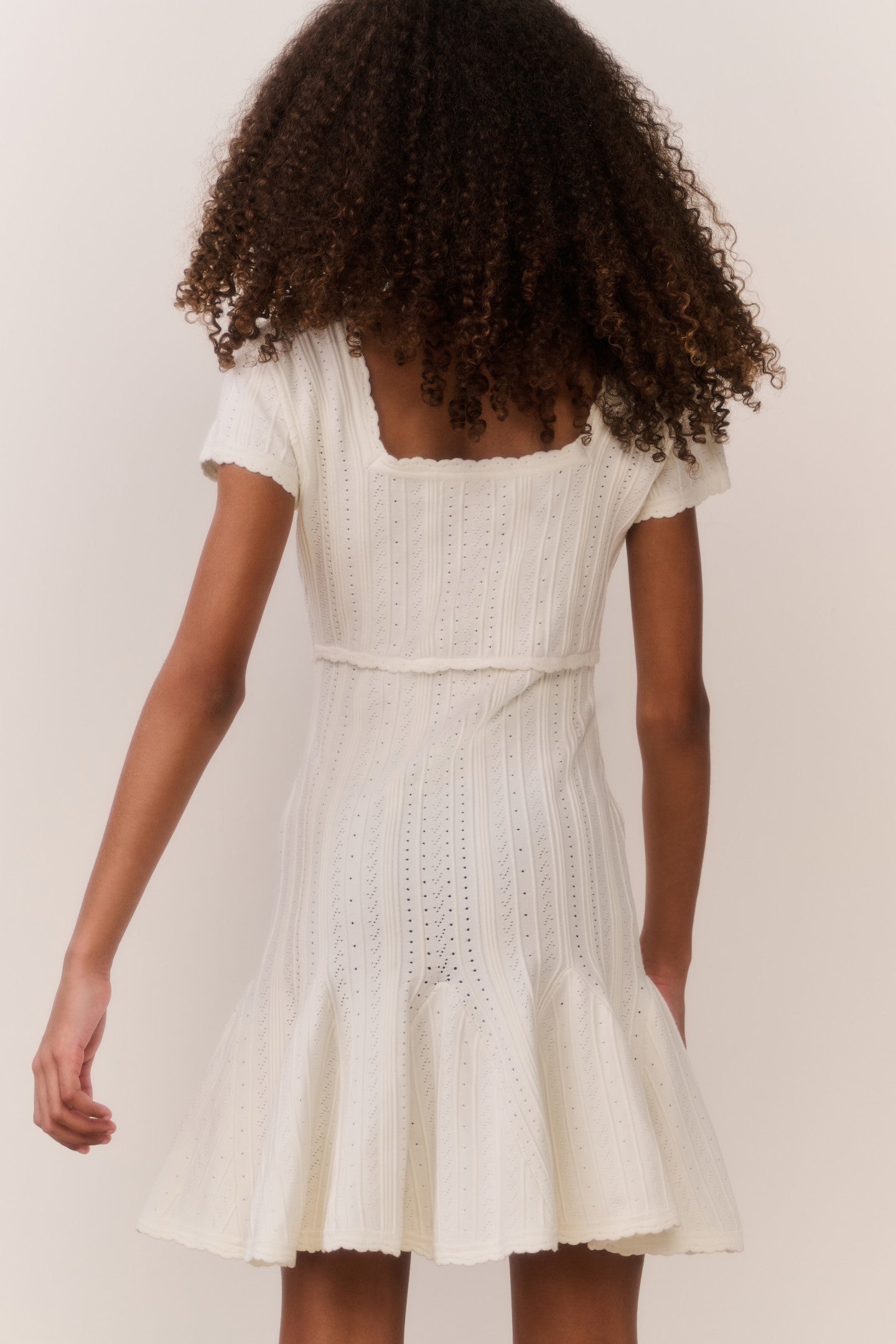 Tween Daffron Stretch Pointelle Dress