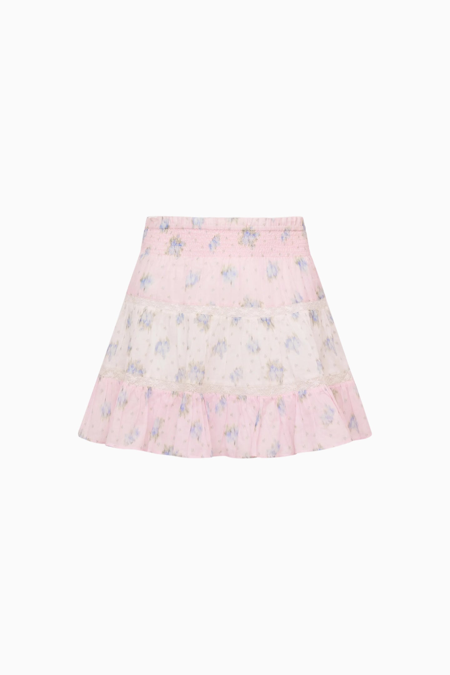 Little Girls Raf Mixed Print Skirt