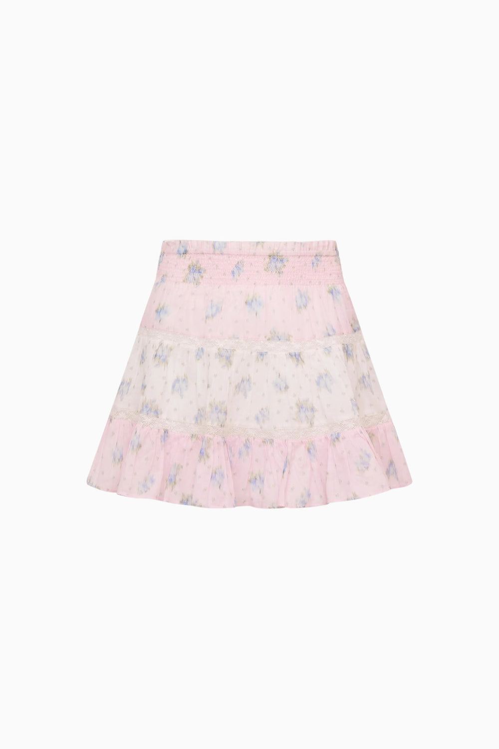 Little Girls Raf Mixed Print Skirt