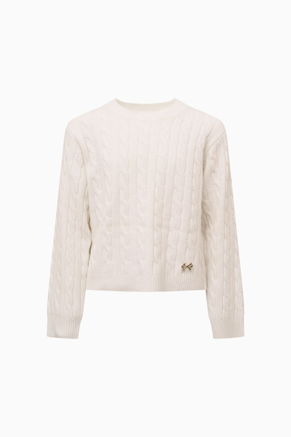 Little Girls Sallie Cable Knit Pullover