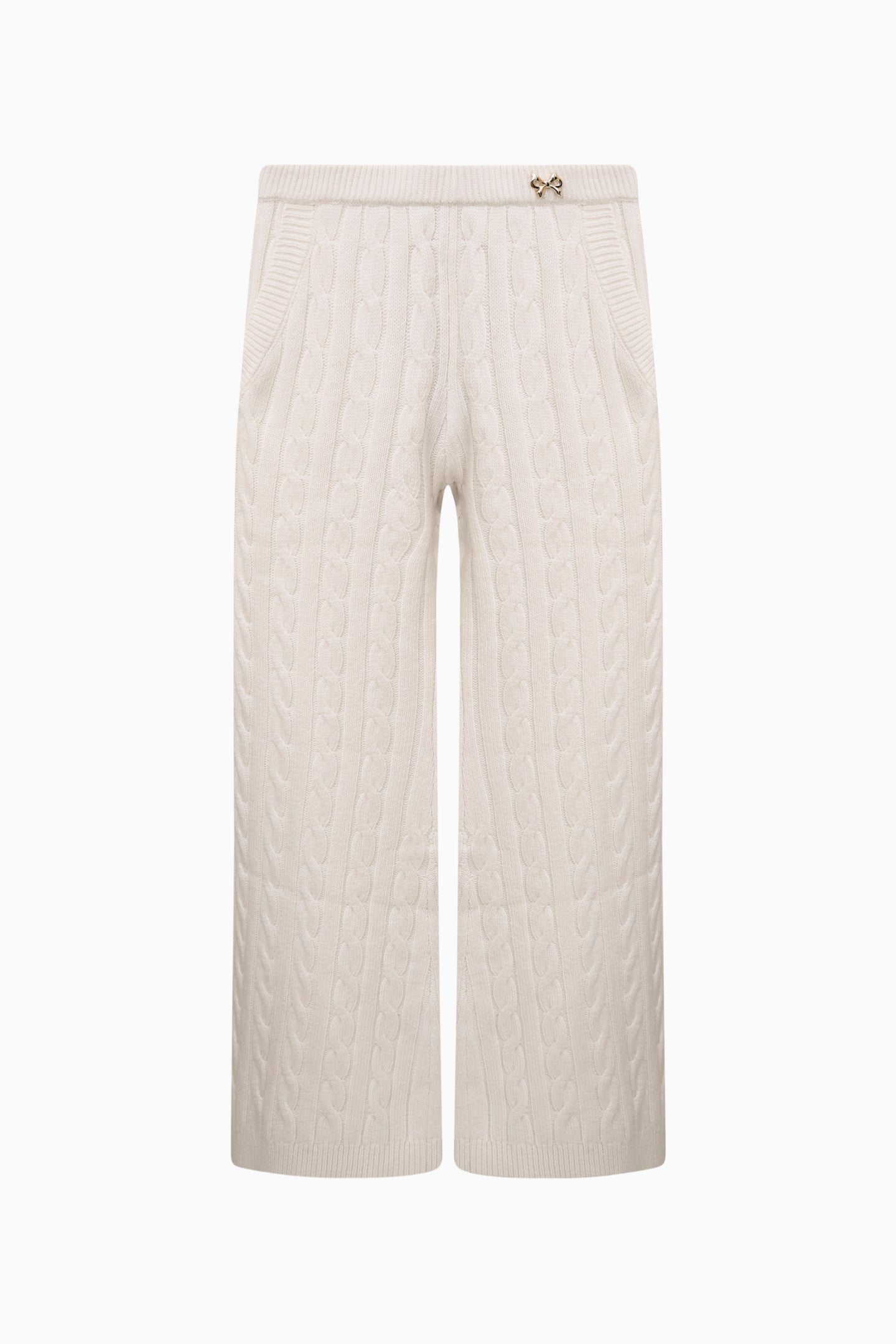 Little Girls Shalley Cable Knit Pants