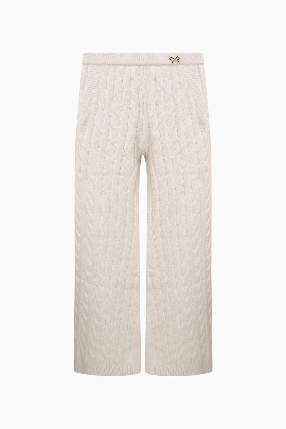 Little Girls Shalley Cable Knit Pants