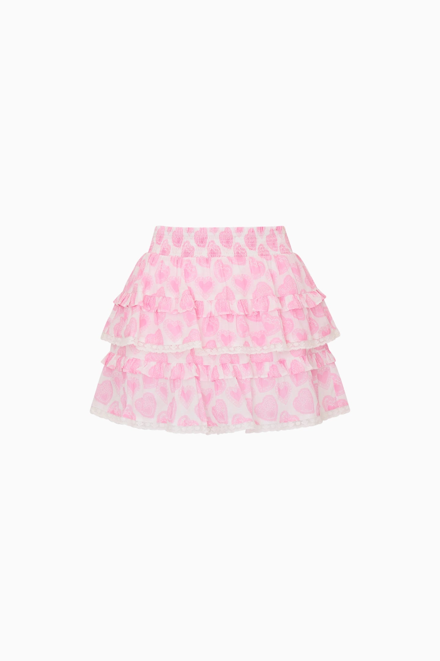 Tween Billie Heart Print Skirt