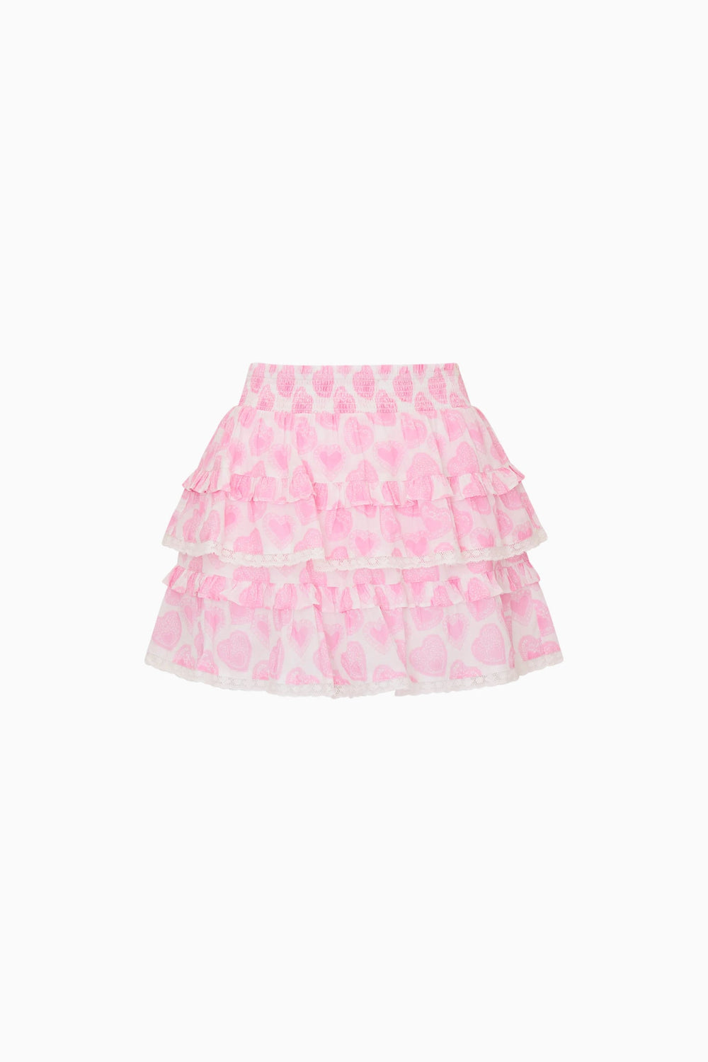 Tween Billie Heart Print Skirt