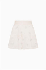 Little Girls Silano Crystal Bow Cotton Skirt