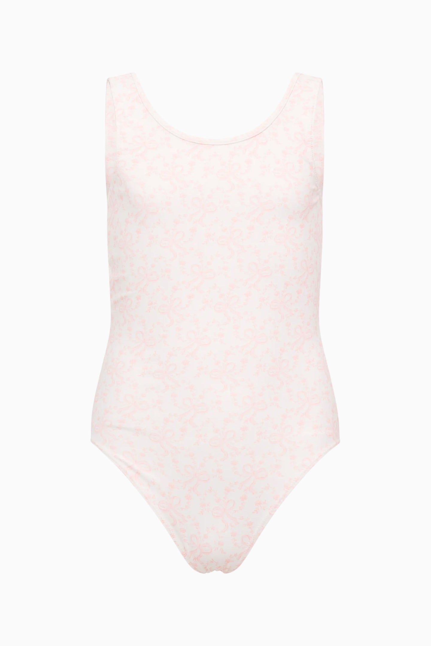 Little Girls Aldora Bow Print Swimsuit