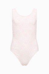 Little Girls Aldora Bow Print Swimsuit