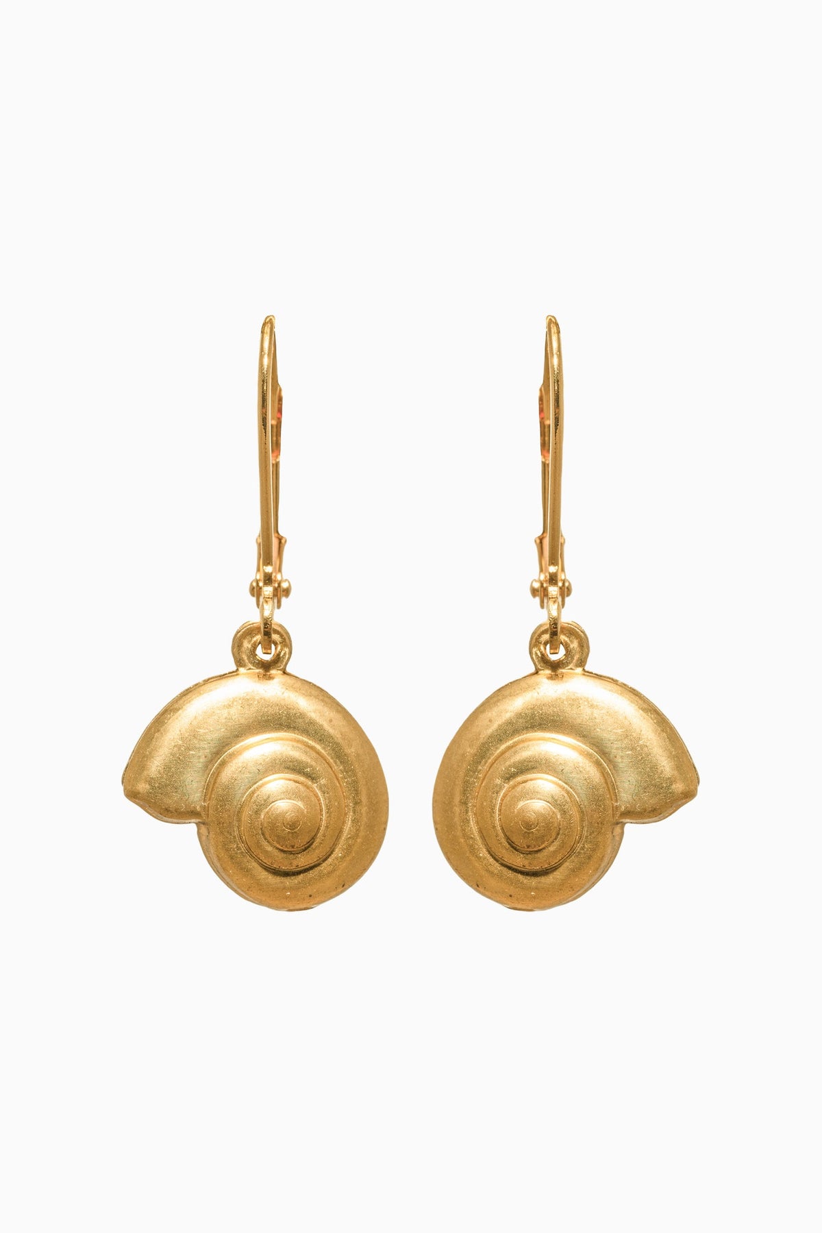 We Dream In Colour Round Shell Earrings
