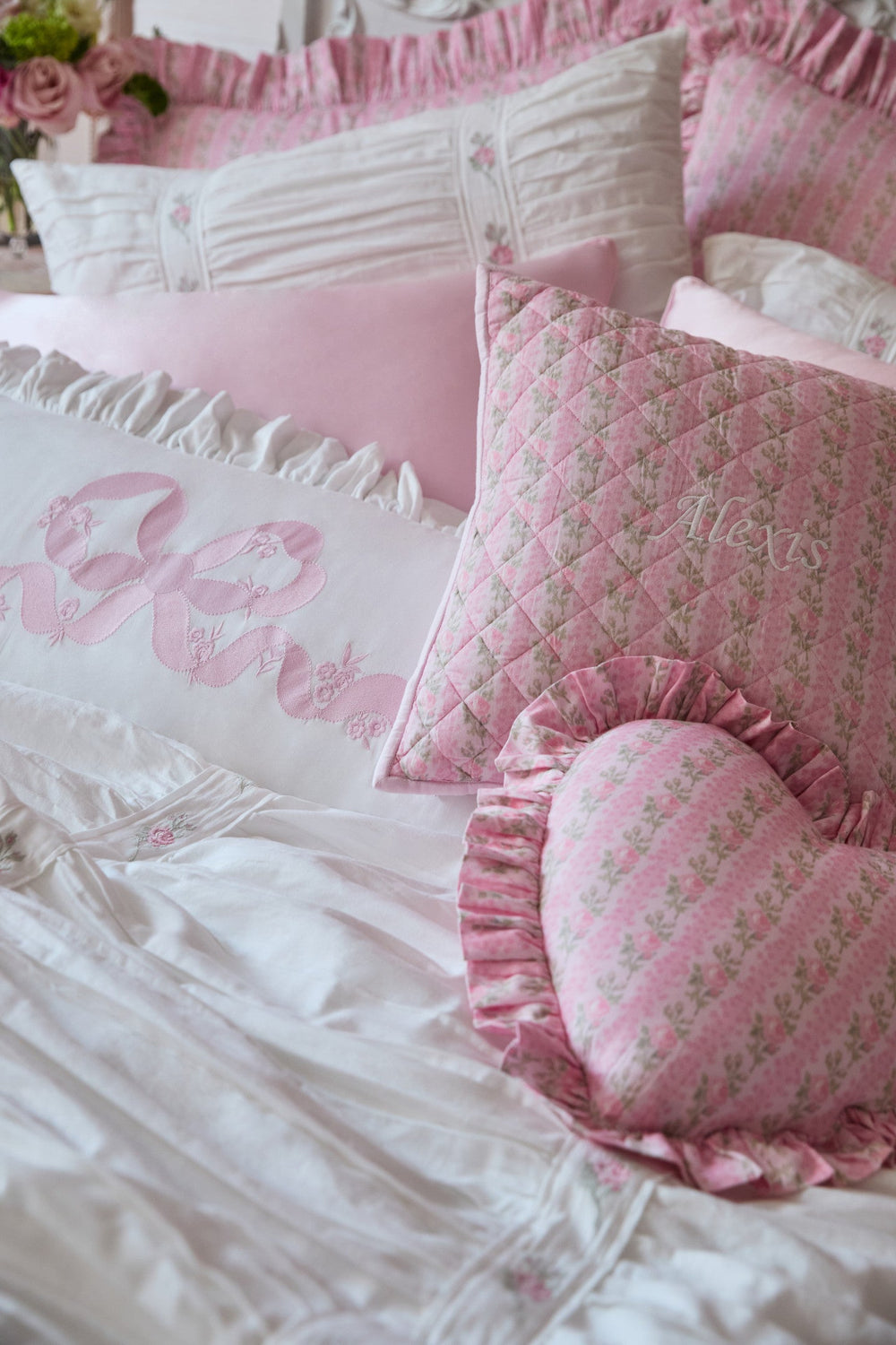 Forever In Love Quilted Pillow