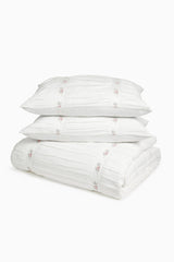 Forever In Love Embroidered Duvet Cover + Sham Set